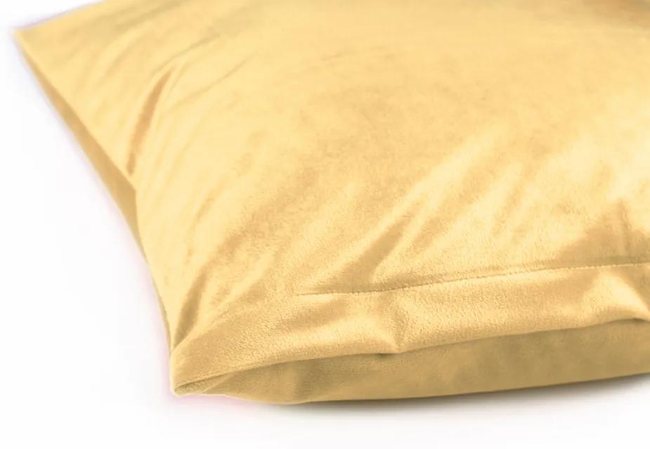 Biante Zamatová obliečka na vankúš SV-010 Svetlo žltá 30 x 50 cm