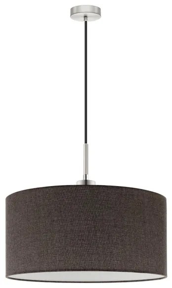 Eglo - LED Luster na lanku TUNJA 1xE27/60W/230V hnedá