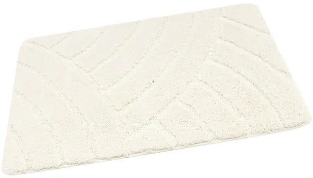 Kúpeľňový koberček Sash krémový, pruhy