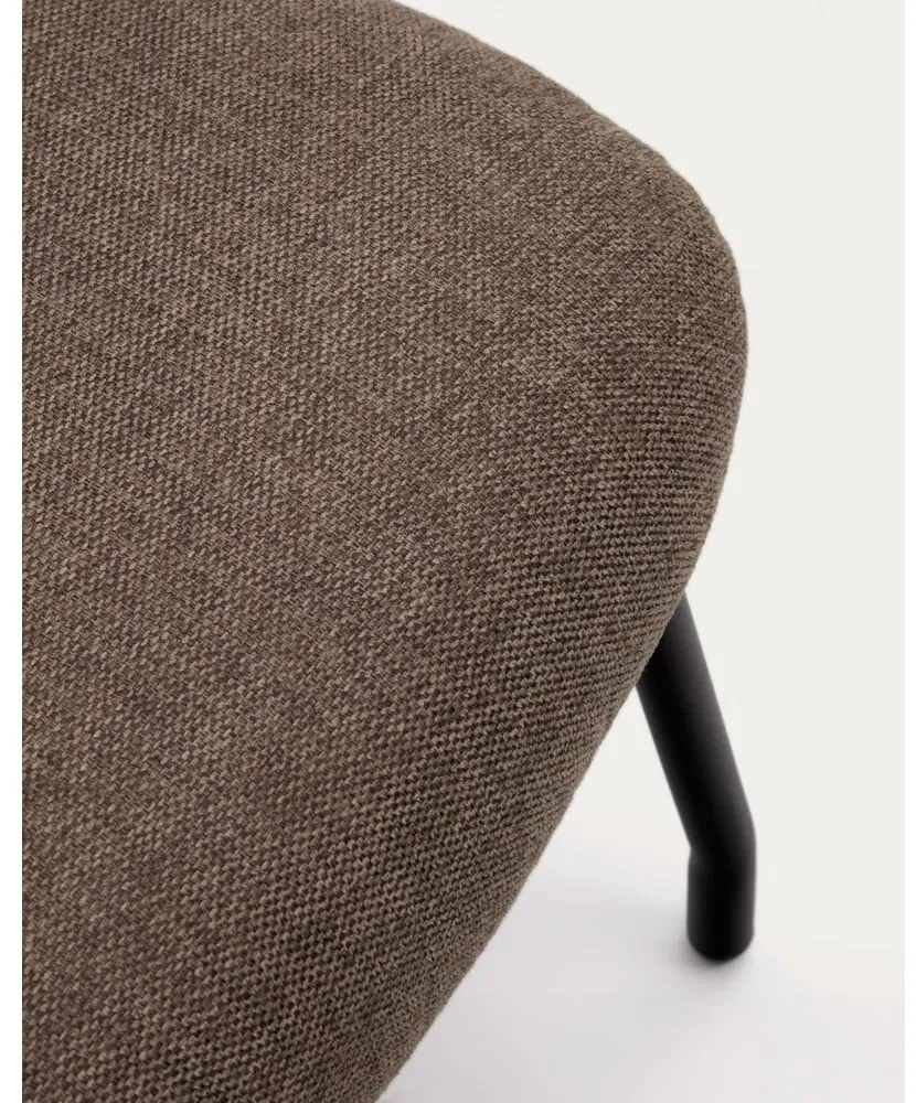 Hnedý taburet Belina – Kave Home