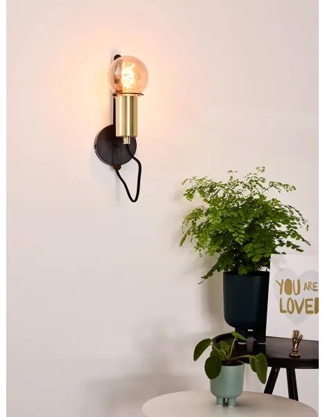 Lucide 45278/01/30 - Nástenné svietidlo MALCOLM 1xE27/60W/230V