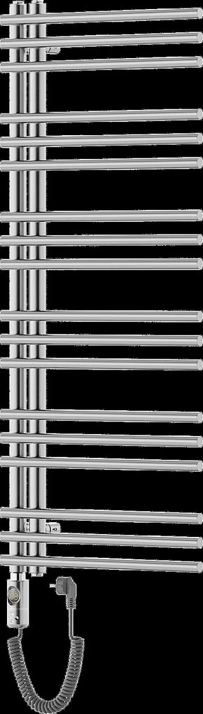 Mexen Neptun, elektrické vykurovacie teleso 1200 x 500 mm, 600 W, chrómová, W101-1200-500-2600-01