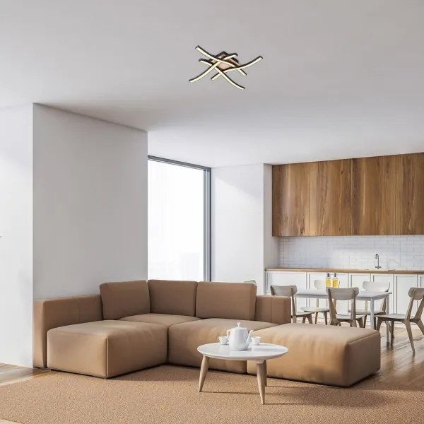 Rabalux 2281 - LED Prisadený luster HEIMDALL 4xLED/20W/230V