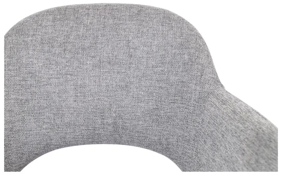 Svetlosivé čalúnené jedálenské kreslá v súprave 2 ks Rowley – Unique Furniture