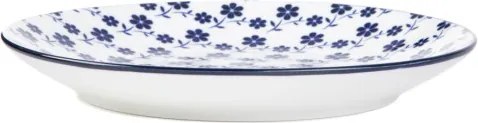 Dezertný tanier NAVIA granátový s kvetmi 875750