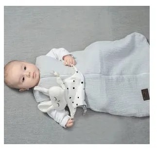 Obojstranný ľahký mušelínový spací vak Rose 4 – 24 mesiacov M