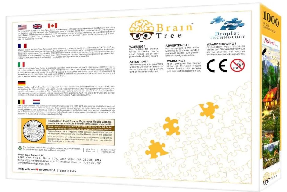 Brain Tree Puzzle Horský zrub 1000 dielikov