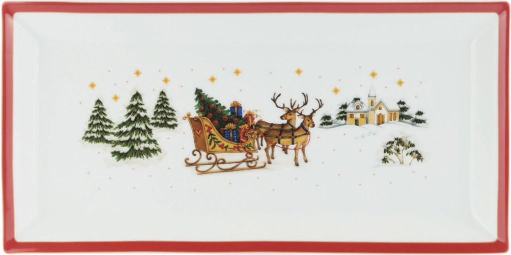 XXXLutz SERVÍROVACIA TÁCKA  18/36 cm X-Mas - Vianočné dekorácie - 005653017801