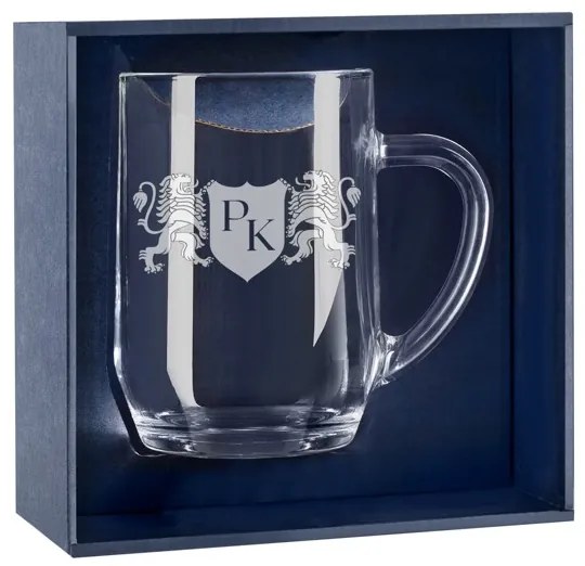 Pieskovaný polliter na pivo Monogram Lions