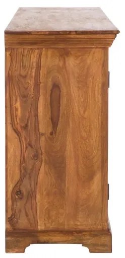 furniture-nabytek.cz - Masívny príborník Merlin II, lakovaný, hnedý – 180×45×90 cm