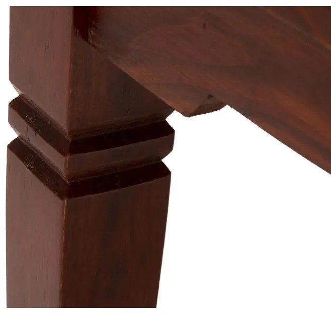 furniture-nabytek.cz - Masívny konferenčný stolík Texas z akácie, lakovaný, hnedý – 60×60×45 cm