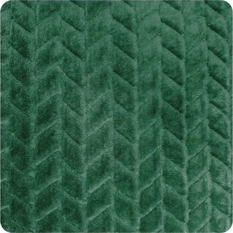 Obliečka na vankúš FUERO 40x40 cm - tmavo zelená