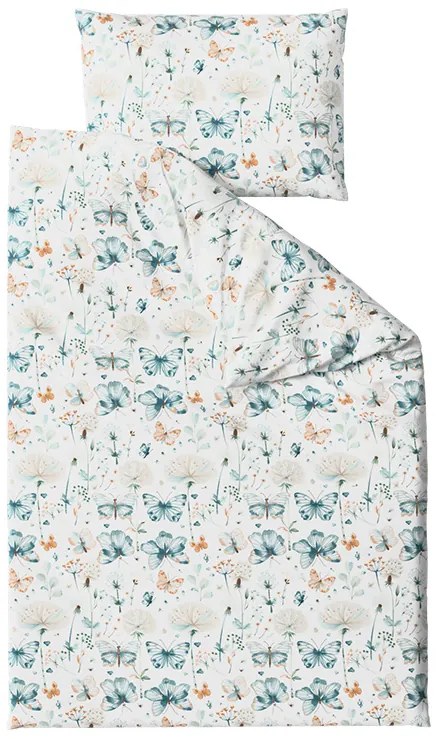 Krepové obliečky do postieľky Renforcé ELIVINE biele Rozmer obliečky: 45 x 65 cm | 90 x 140 cm