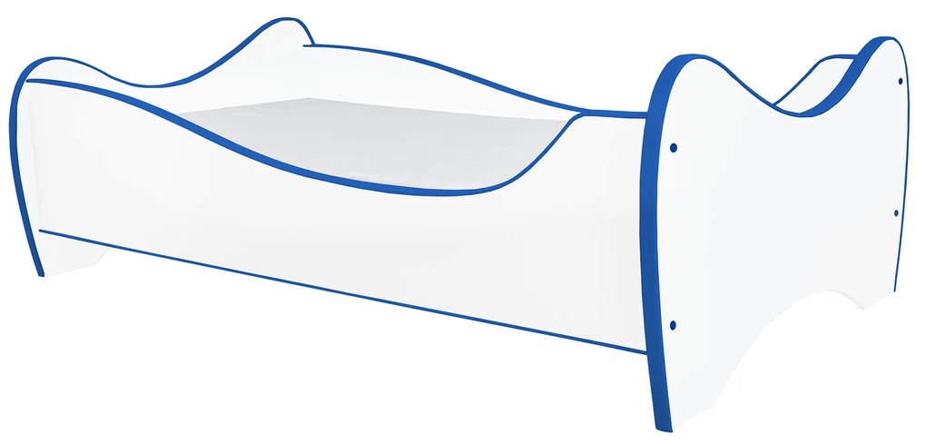 TOP BEDS Top Beds Detská posteľ MIDI HIT 140x70 matrac modrá