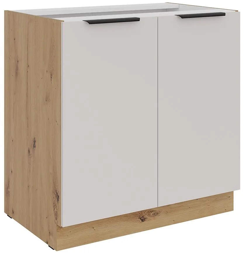 Kuchynská skrinka Solea cashmere/artisan 80D 2F BB