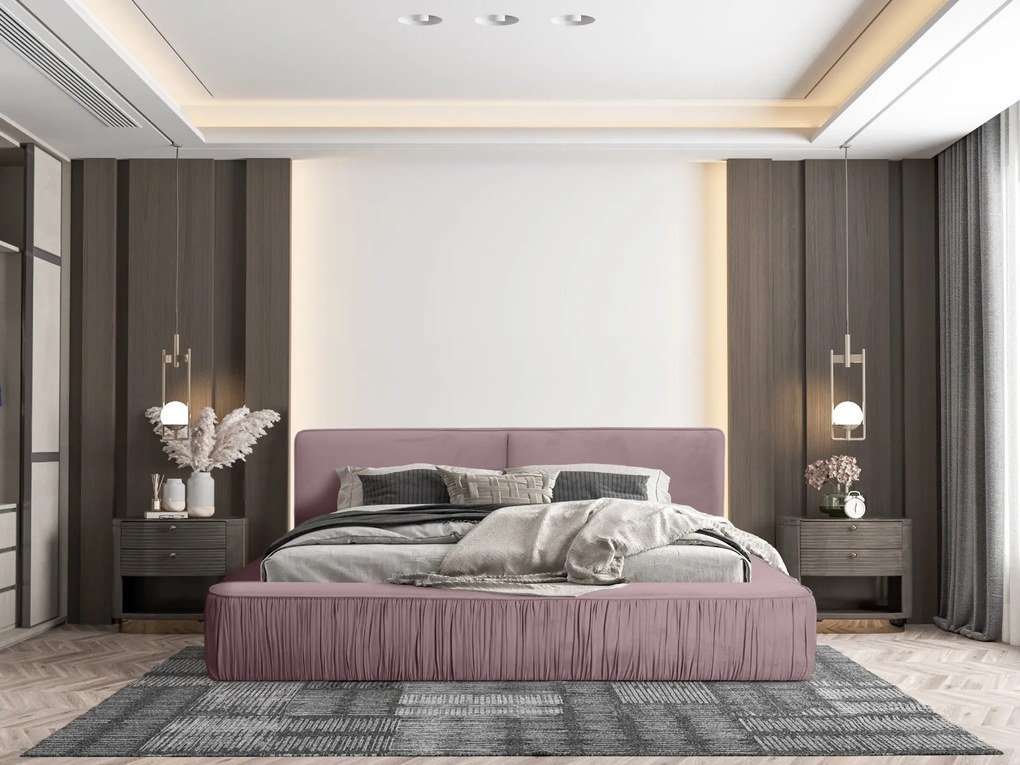 ČALÚNENÁ MANŽELSKÁ POSTEĽ LUCRECIA 180x200 RIVIERA 62