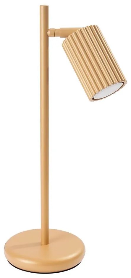 Sollux SL.1567 - Stolná lampa KARBON 1xGU10/10W/230V zlatá