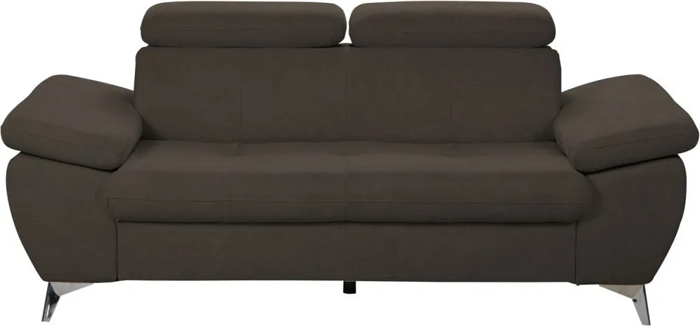 Dvojsedák Gisele, tmavo hnedá espresso látka