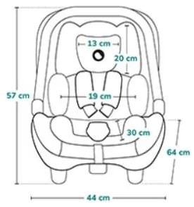 Lionelo - Autosedačka ASTRID i-Size 40-87 cm béžová