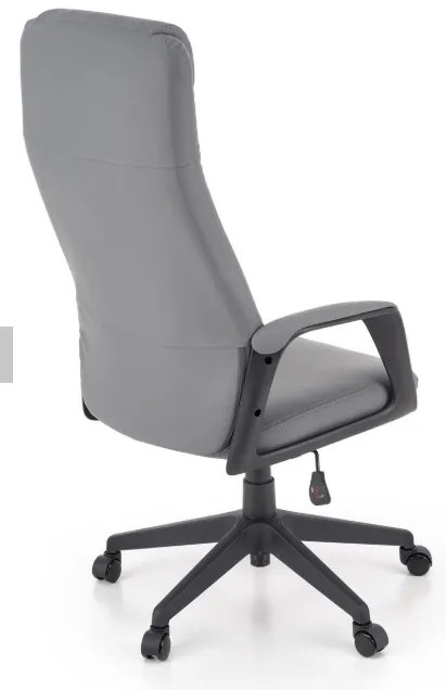 Kancelárska stolička RAZOR ekokoža sivá