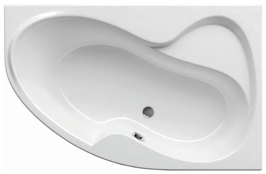 Ravak CL21000000 - Rohová vaňa ROSA 160x105 cm akrylát/biela