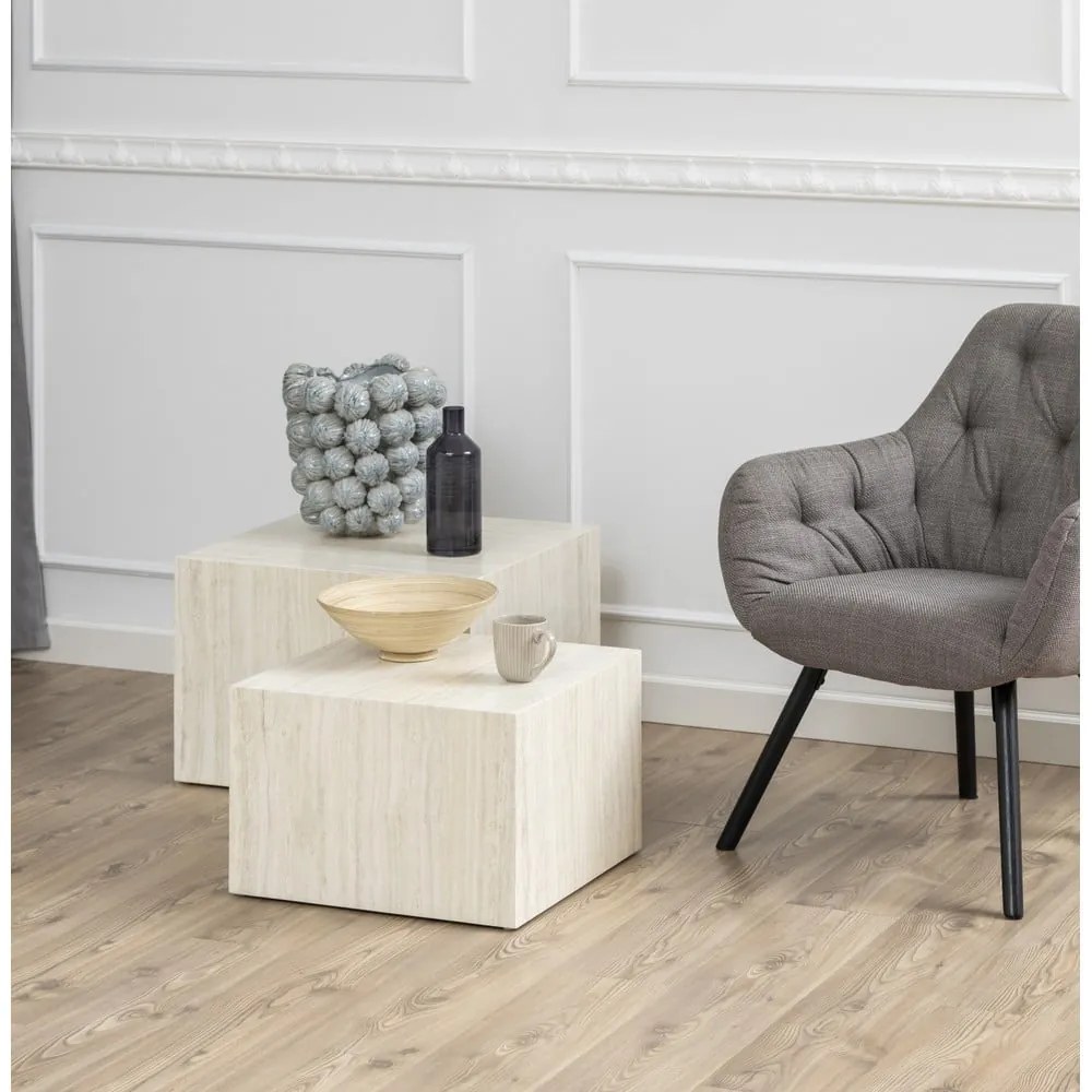 Konferenčné stolíky v súprave 2 ks 58x58 cm Dice - Actona