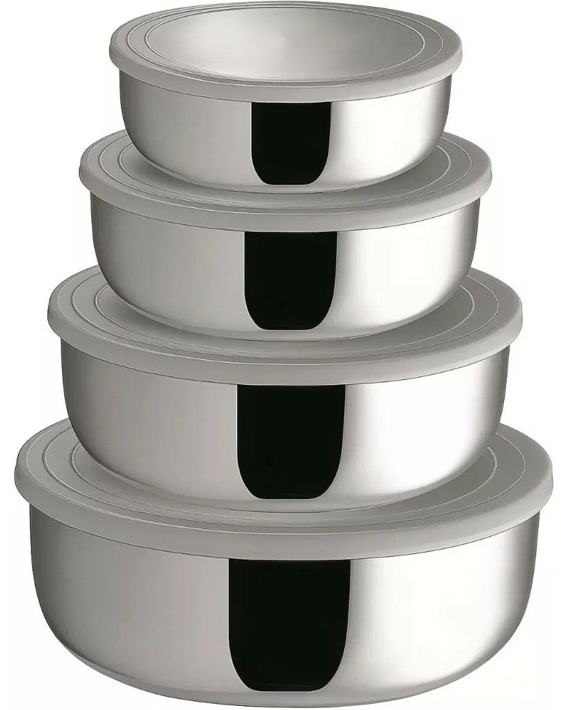 Florina 4-dielna sada nerezových mís