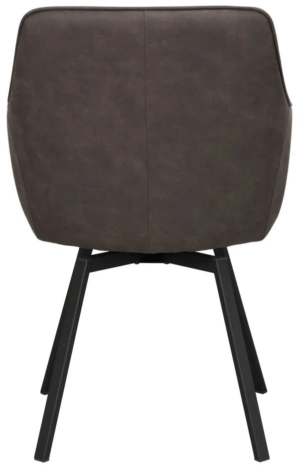 Sivé čalúnené jedálenské kreslá v súprave 2 ks Alison – Rowico