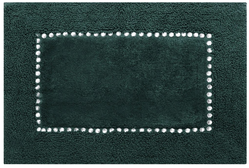 PREDLOŽKA DO KÚPEĽNE CHIC 50X70 CM TMAVOZELENÁ