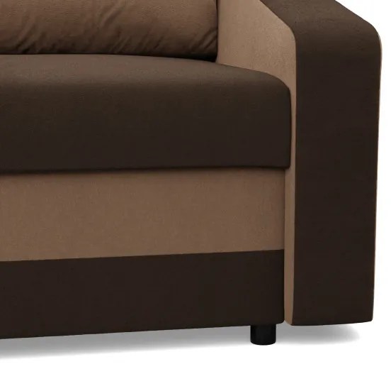 Pohovka ORION hnedá / cappuccino