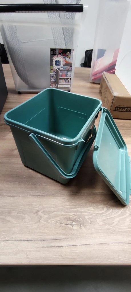 Rotho 2. jakost - S - Odpadkový koš, na bio odpad, Kompostér BIO, matně zelený, 5l