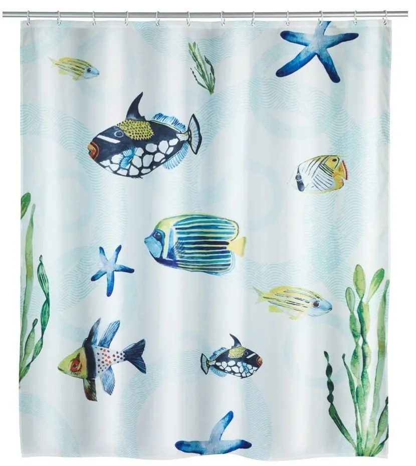 Sprchový záves Wenko Aquaria, 180 x 200 cm