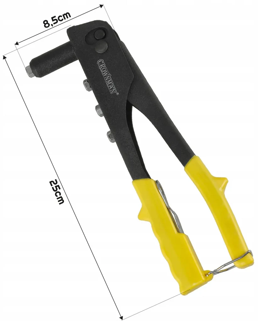 CROWNMAN 250mm ručný nitovač so 4 hrotmi