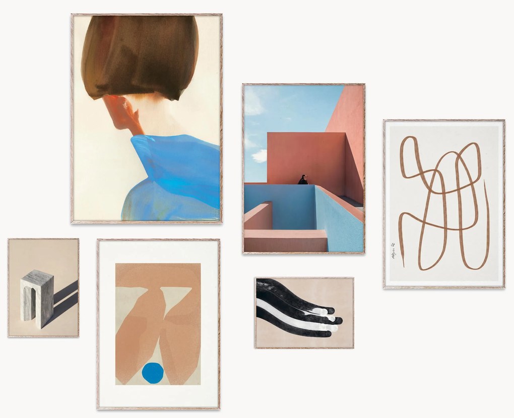 Súprava plagátov Artwall no. 19, 6 ks