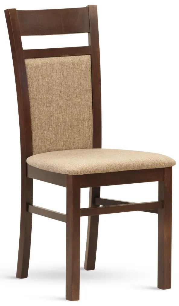 Stima jedálenská stolička VITO Vyberte odtieň dreva / látky ->: Tmavo hnedá / BOSS Camel v.7