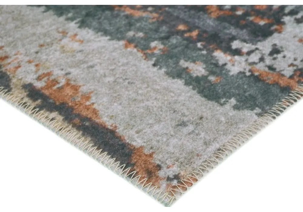 Sivý prateľný koberec 80x50 cm - Vitaus