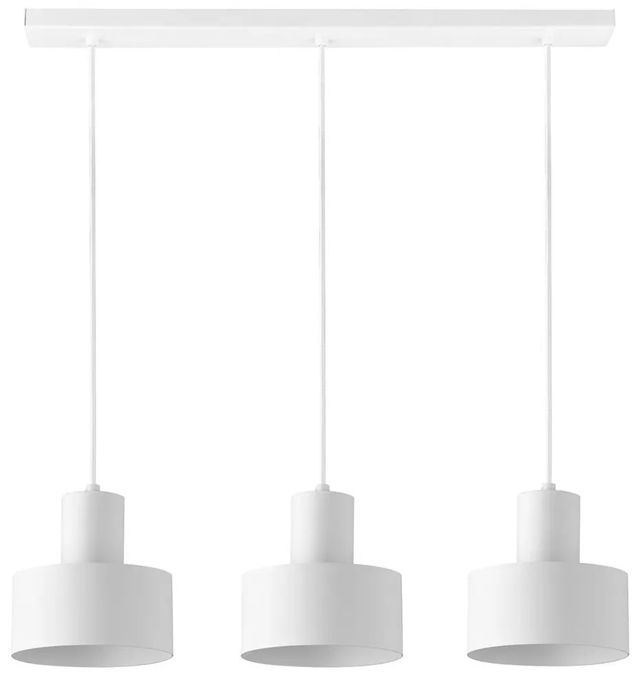 Luster na lanku RIF 3xE27/60W/230V biela