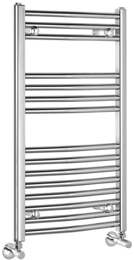 Aqualine, ALYA vykurovacie teleso oblé 450x800mm, 274W, chróm, 1110-01