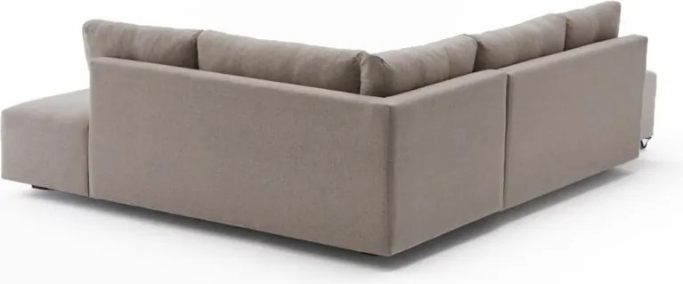 Béžová rozkladacia rohová pohovka (pravý roh) Manama – Balcab Home