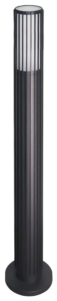EUlight Exteriérové svietidlo Vertical, 1x čierne kovové tienidlo, b