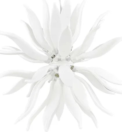 Ideal Lux - LED Luster na lanku LEAVES 12xG9/3W/230V pr. 80 cm biela