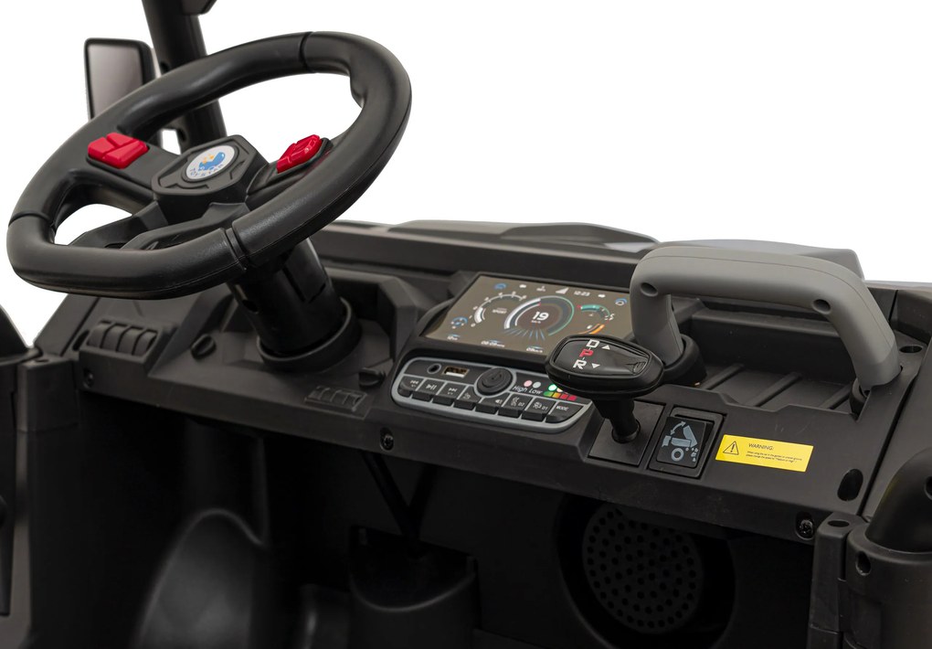 Ramiz Detské auto Pick-Up Speed 900 Čierna + pohon 4x4 + pohyblivá pumpa