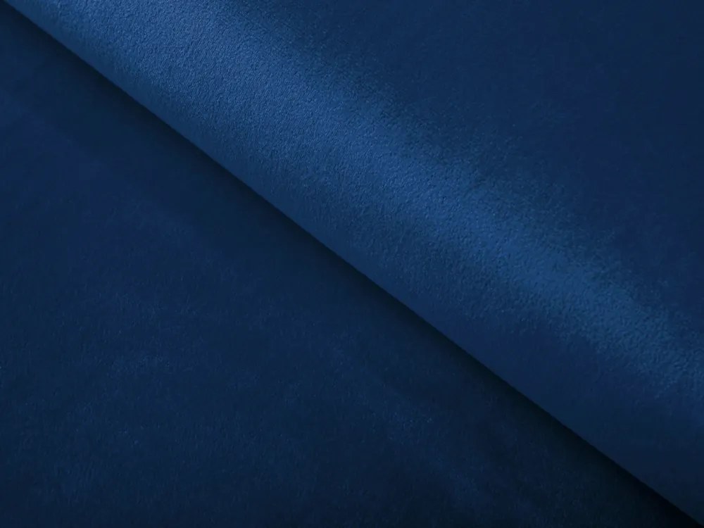 Biante Zamatový prehoz/behúň na posteľ Velvet Prémium SVP-036 Námornícka modrá 50x180 cm