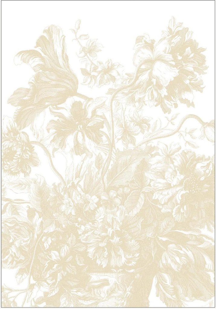 Vliesová tapeta Frans Uyterlinde - Engraved Flowers