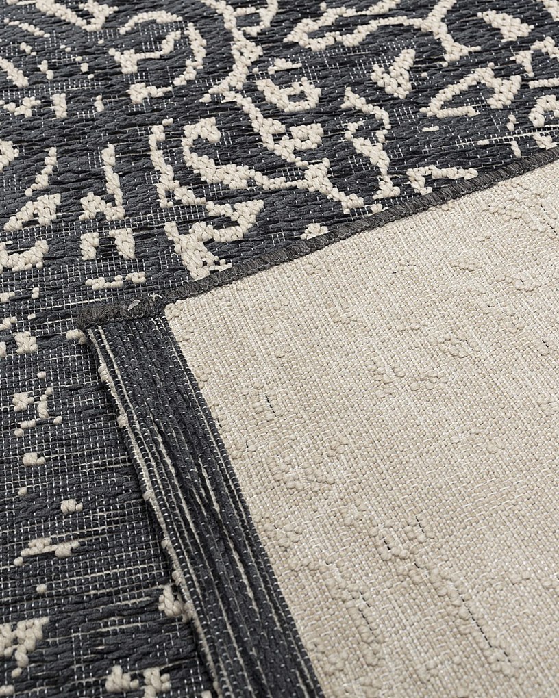 Koberec Velvet beige/petrol blue 200x290cm