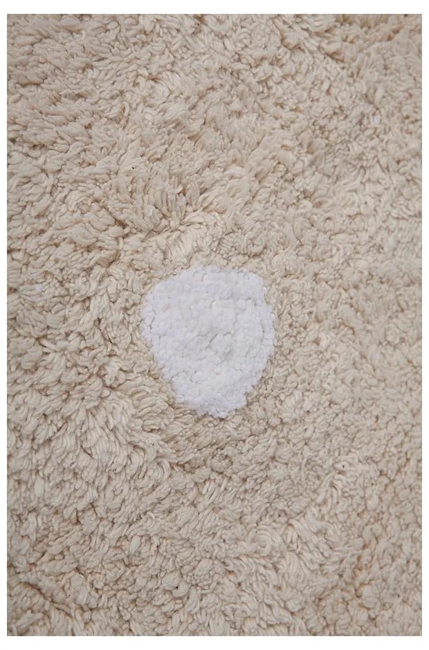 Béžový prateľný ručne tkaný bavlnený detský koberec 120x160 cm Biscuit Beige – Lorena Canals