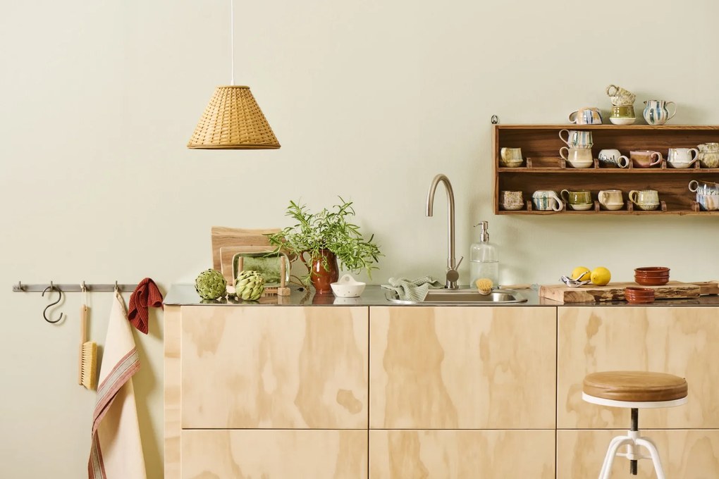 Ib Laursen Nástenná polica 16 Rooms Recycled Wood