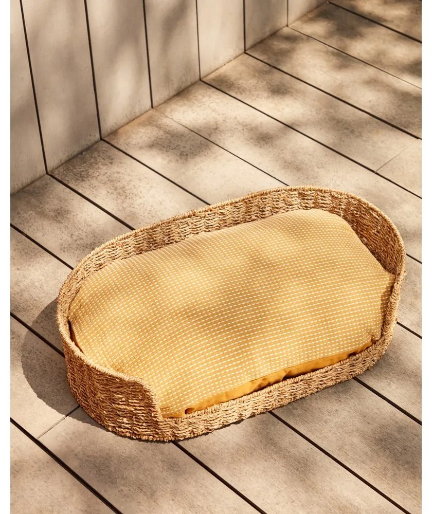 Pelech pre domáceho maznáčika z morskej riasy v prírodnej farbe 45x80 cm Fliicker – Kave Home
