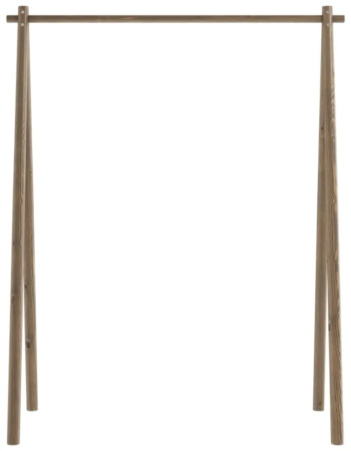 Hnedý stojan na oblečenie z borovicového dreva Hongi - Karup Design