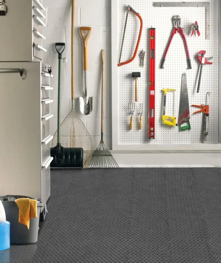 Gumová dlaždica Alfa 30 x 30 cm, čierna MHEU5100330